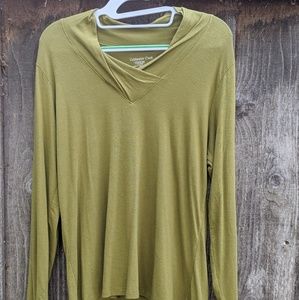 EUC ✨ Olive Green Shirt from Coldwater Creek